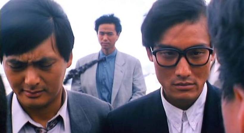 Chow Yun-Fat, Tony Ka Fai Leung, and Saburô Tokitô in A Better Tomorrow III: Love and Death in Saigon (1989)