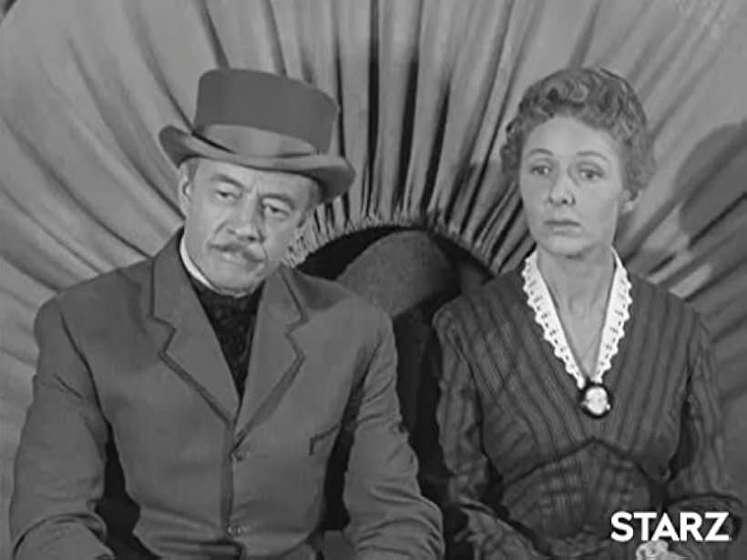 Sylvia Marriott and Les Tremayne in Wagon Train (1957)