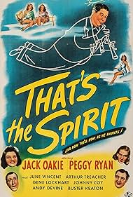 Andy Devine, Jack Oakie, Peggy Ryan, Arthur Treacher, and June Vincent in That's the Spirit (1945)