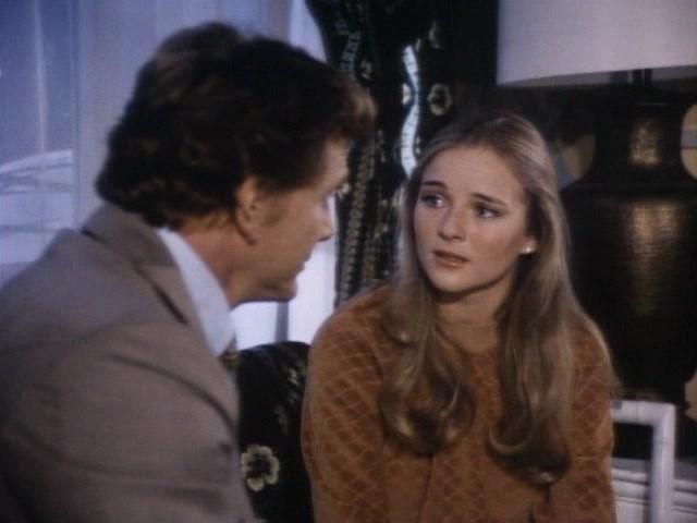 Steve Forrest and Robin Mattson in Captain America (1979)