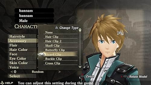 God Eater: Resurrection: Character Creation