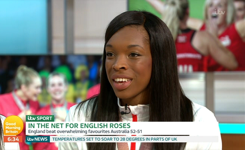 Eboni Beckford-Chambers in Good Morning Britain (2014)