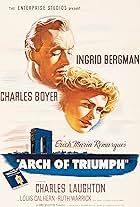 Ingrid Bergman and Charles Boyer in Arch of Triumph (1948)