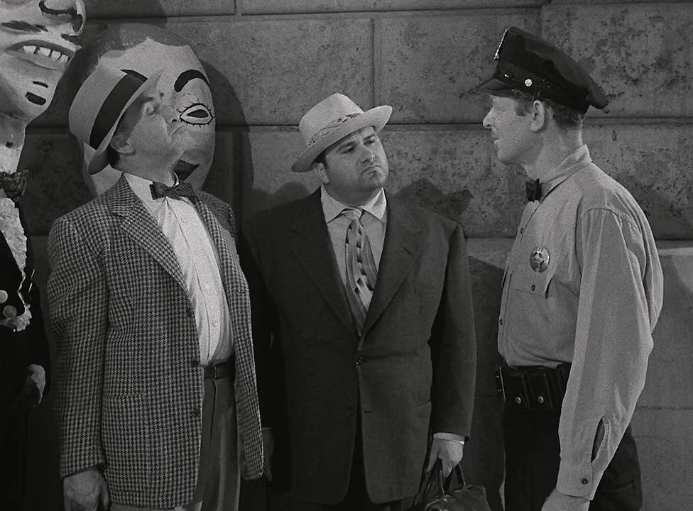 Jack Kruschen and Horace McMahon in Abbott and Costello Go to Mars (1953)