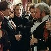 Kristin Scott Thomas, Hugh Grant, Simon Callow, David Bower, Charlotte Coleman, and James Fleet in Four Weddings and a Funeral (1994)