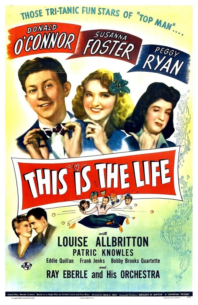 Louise Allbritton, Susanna Foster, Patric Knowles, Donald O'Connor, and Peggy Ryan in This Is the Life (1944)