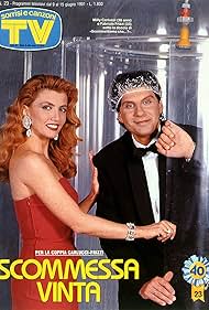 Milly Carlucci and Fabrizio Frizzi in Scommettiamo che...? (1991)