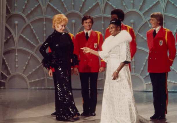 Lucille Ball, Pearl Bailey, and Randy Doney in The Pearl Bailey Show (1971)