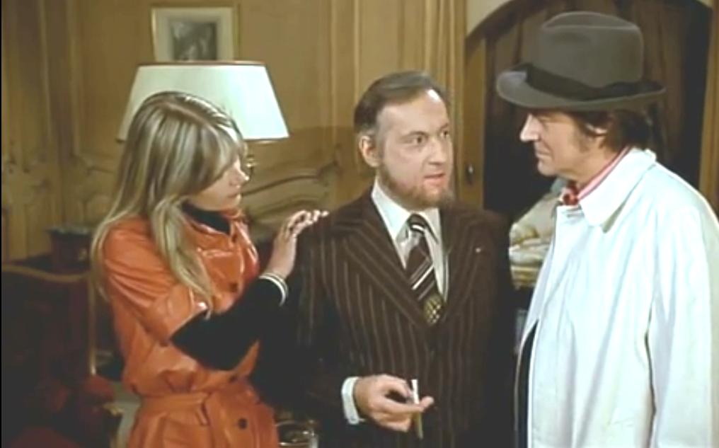 Jean-Pierre Mocky, Marisa Muxen, and Michel Serrault in Un linceul n'a pas de poches (1974)