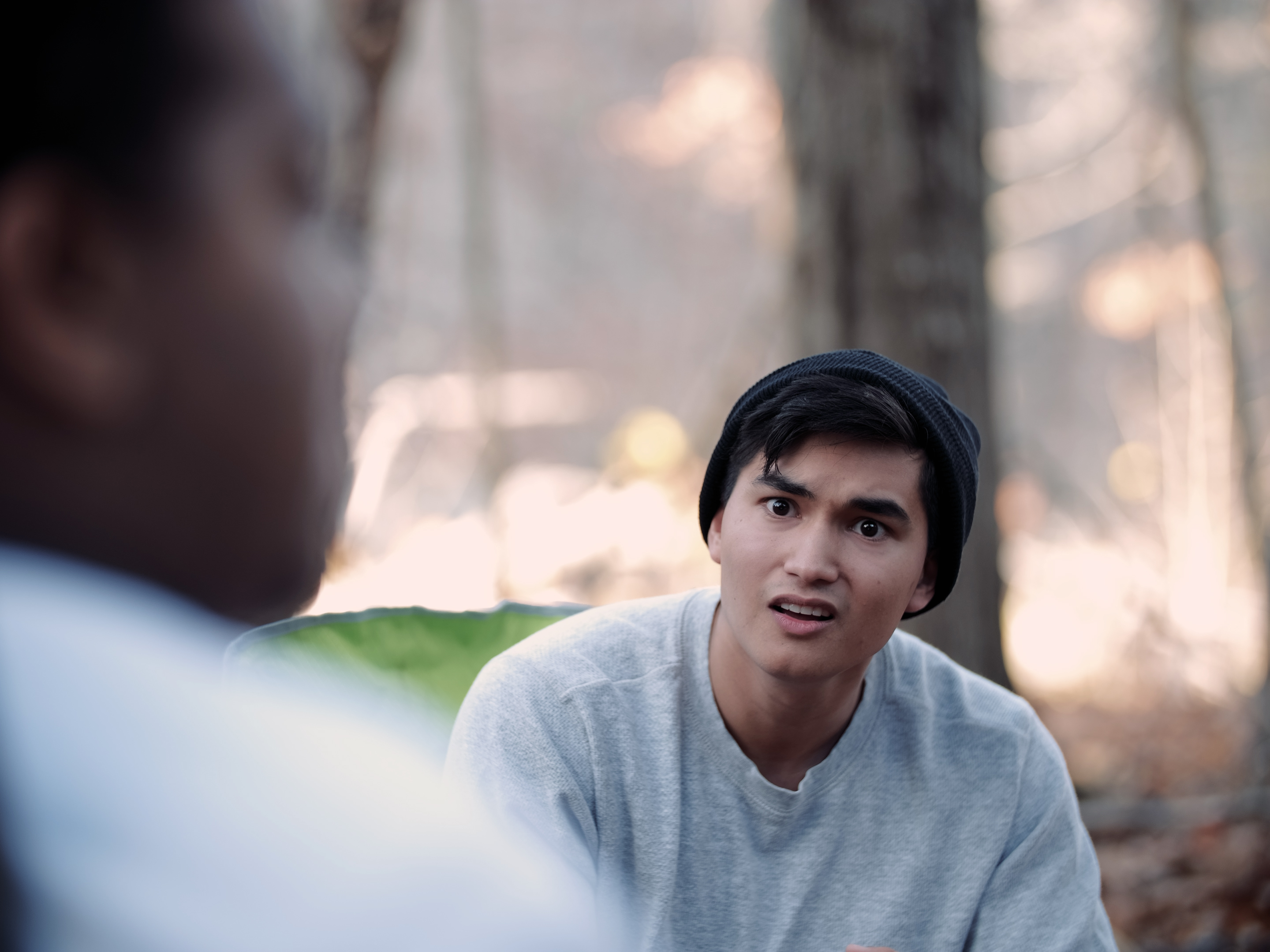 Alex Packard and Dar'Jon Bentley in The Camp (2021)