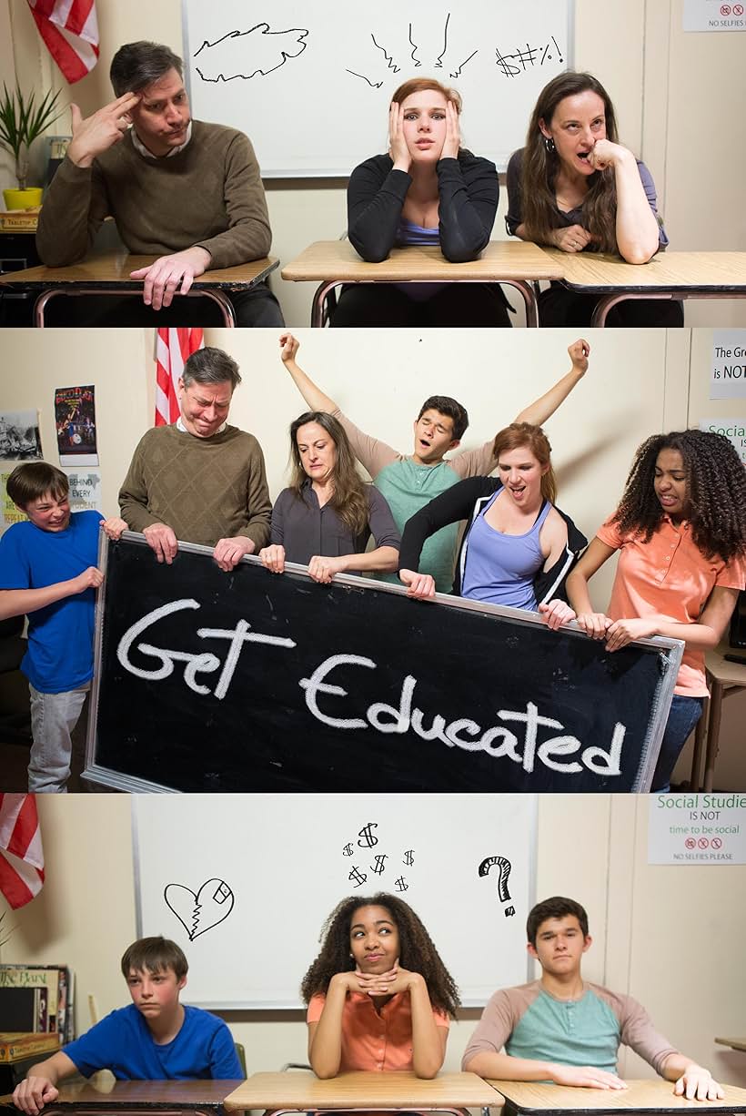 Biz Lyon, Stephen Carey, Nicole Foti, Jordyn Lucas, David Pinion, and Reid Miller in Get Educated (2015)