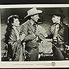 Audie Murphy, Faith Domergue, and Stephen McNally in The Duel at Silver Creek (1952)