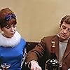 Jean-Paul Belmondo and Anna Karina in Une femme est une femme (1961)