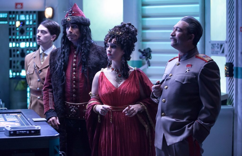 Red Dwarf XII - Cured Callum Coates (right) as Stalin