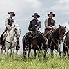 Ethan Hawke, Denzel Washington, and Chris Pratt in The Magnificent Seven (2016)