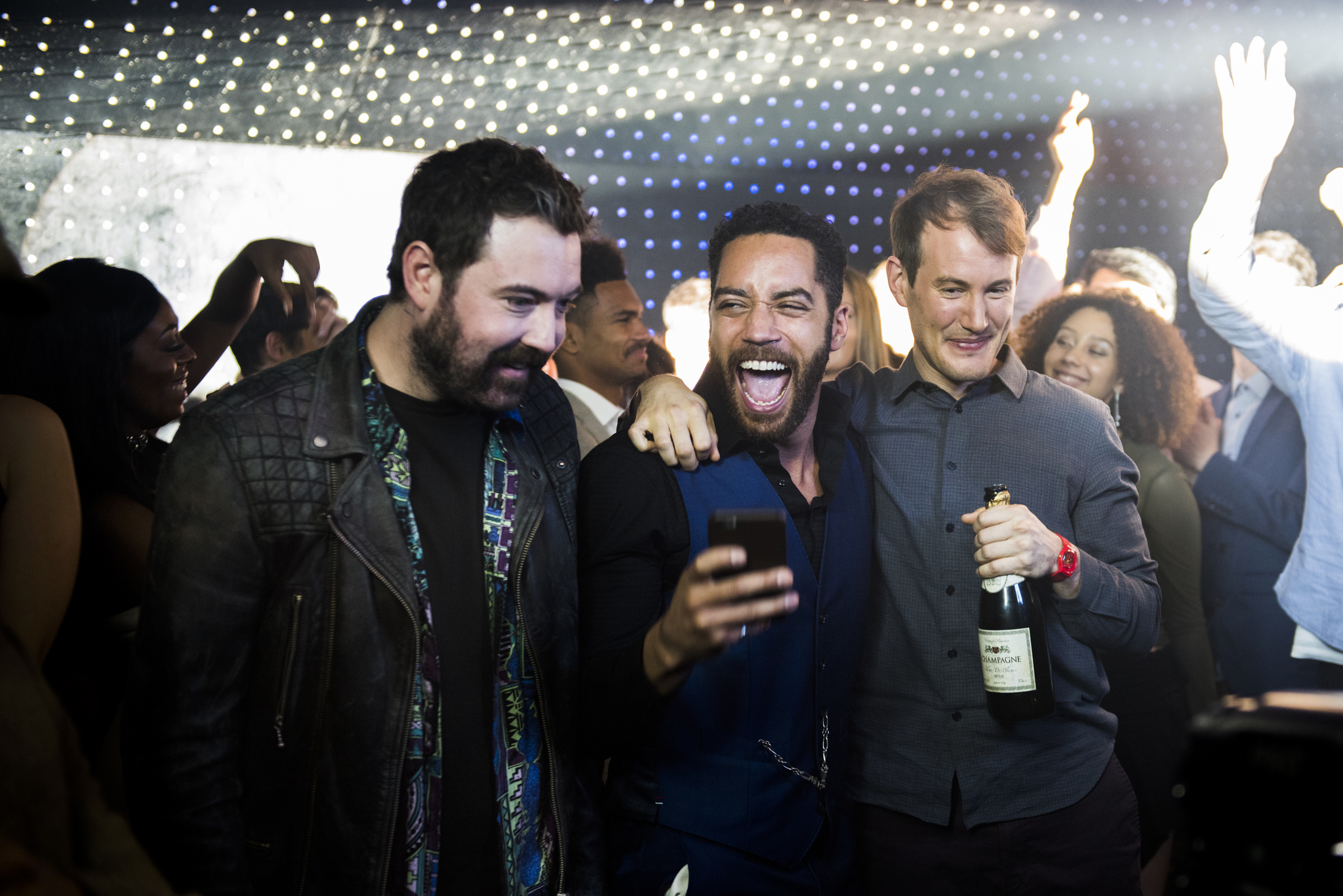 Samuel Anderson, Nick Helm, and Jonny Sweet in Loaded (2017)