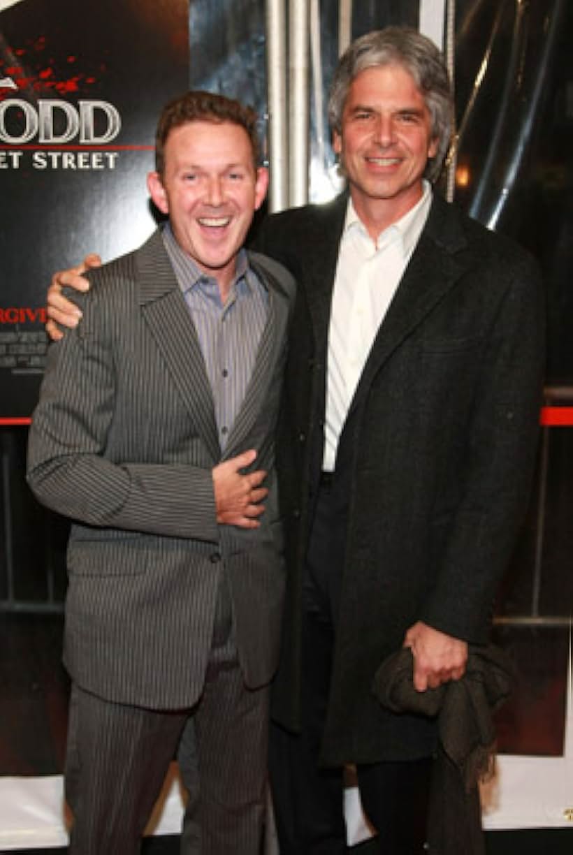 John Logan and Walter F. Parkes at an event for Sweeney Todd: The Demon Barber of Fleet Street (2007)