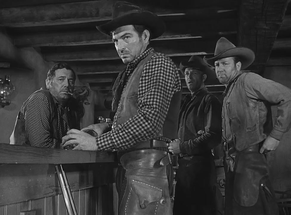 John Alexander, Steve Brodie, Stephen McNally, and James Millican in Winchester '73 (1950)