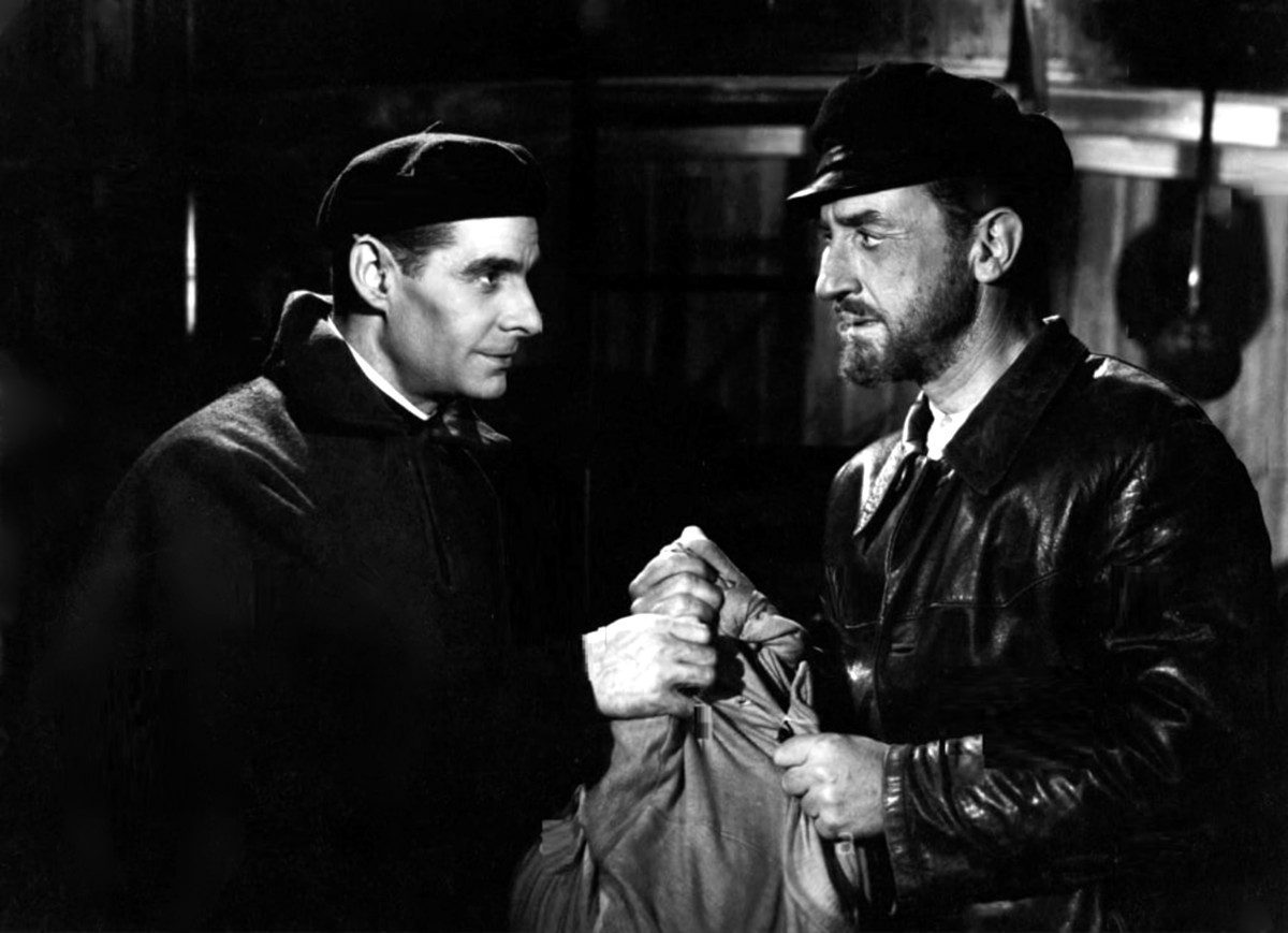 Pedro López Lagar and Mario Soffici in Tierra del fuego (1948)