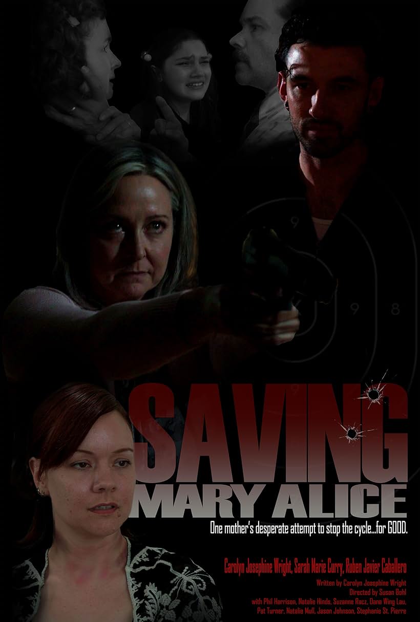 Phil Harrison, Carolyn Josephine Wright, Natalie Mull, Natalie Hinds, Sarah Marie Curry, and Ruben Javier Caballero in Saving Mary Alice (2021)