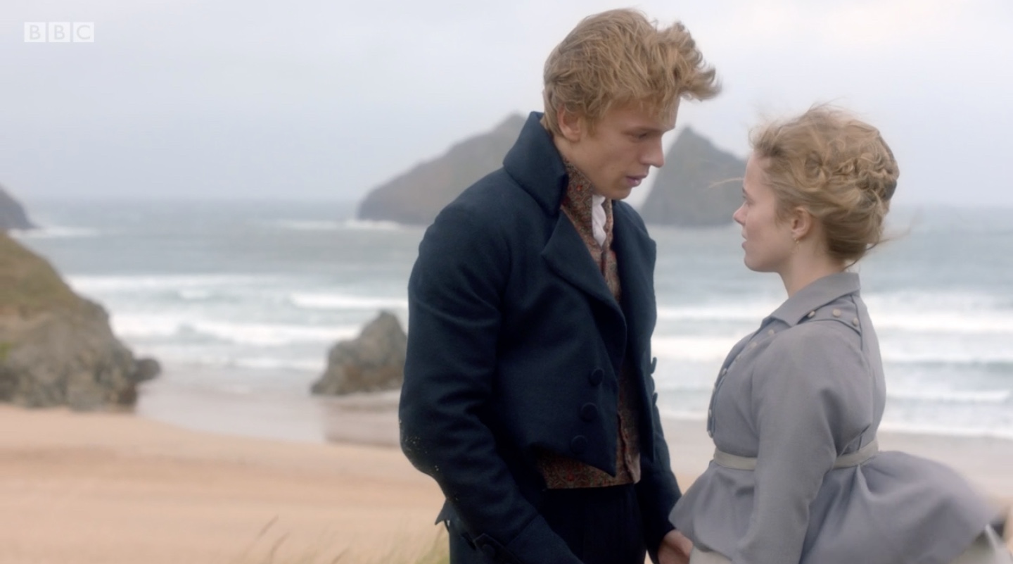 Lily Dodsworth-Evans and Freddie Wise in Poldark (2015)