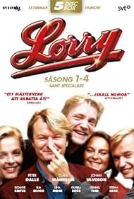 Peter Dalle, Gunnel Fred, Claes Månsson, Suzanne Reuter, and Johan Ulveson in Lorry (1989)