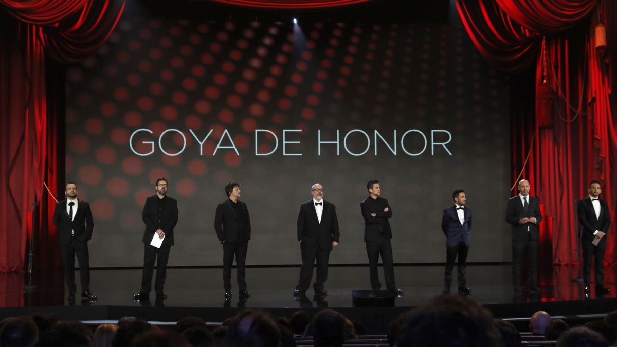 Alejandro Amenábar, Jaume Balagueró, Rodrigo Cortés, Juan Carlos Fresnadillo, Álex de la Iglesia, Paco Plaza, J.A. Bayona, and Nacho Vigalondo in Premios Goya 33 edición (2019)