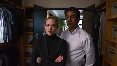 Naveen Andrews and Amanda Seyfried in The Dropout (2022)