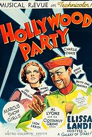 Charley Chase and Elissa Landi in Hollywood Party (1937)