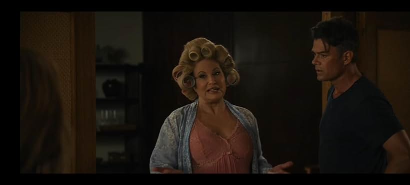 Jennifer Coolidge and Josh Duhamel in Shotgun Wedding (2022)