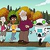 Barry Bostwick, 'Weird Al' Yankovic, Sabrina Carpenter, and Mekai Curtis in Milo Murphy's Law (2016)