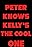 Peter Knows Kelly's the Cool One