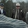 Aidan Gillen, Peter Skagen, and Michael Malarkey in Project Blue Book (2019)