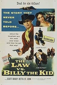 Scott Brady and Betta St. John in The Law vs. Billy the Kid (1954)