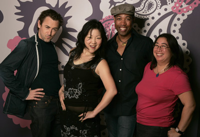 Alan Cumming, Margaret Cho, Bruce Daniels, and Lorene Machado at an event for Bam Bam and Celeste (2005)