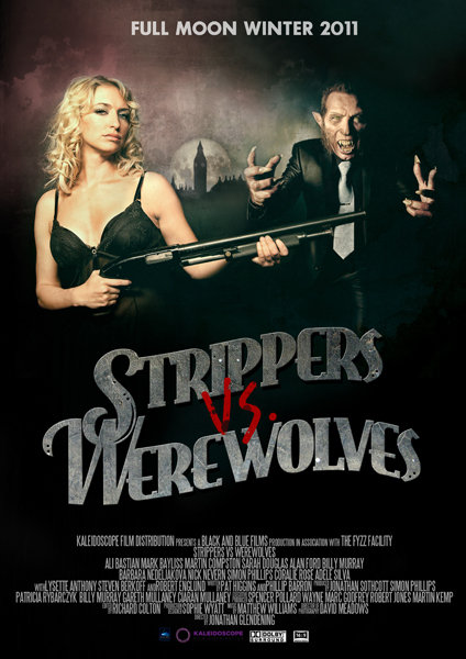 Ali Bastian and Martin Kemp in Strippers vs Werewolves (2012)