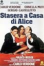 Ornella Muti, Sergio Castellitto, and Carlo Verdone in Stasera a casa di Alice (1990)