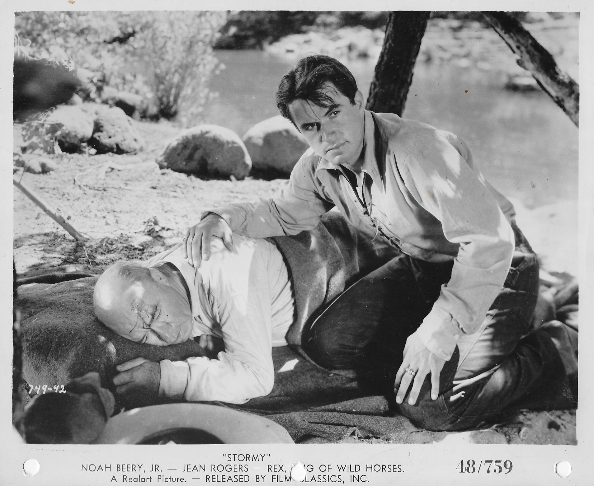 Noah Beery Jr. and J. Farrell MacDonald in Stormy (1935)