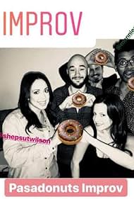 Natalee Phillips, Monnie Aleahmad, Ian Mark, Shepsut Wilson, and Ben Michaels in The Pasadonuts Improv Livestream (2017)