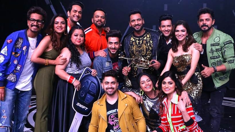 Aditya Narayan, Shamita Shetty, Rohit Shetty, Avika Gor, Punit Pathak, Vikas Gupta, Bharti Singh, Jasmin Bhasin, Aly Goni, Zain Imam, S. Sreesanth, Ridhima Pandit, and Harsh Limbachiyaa in Fear Factor: Khatron Ke Khiladi (2008)