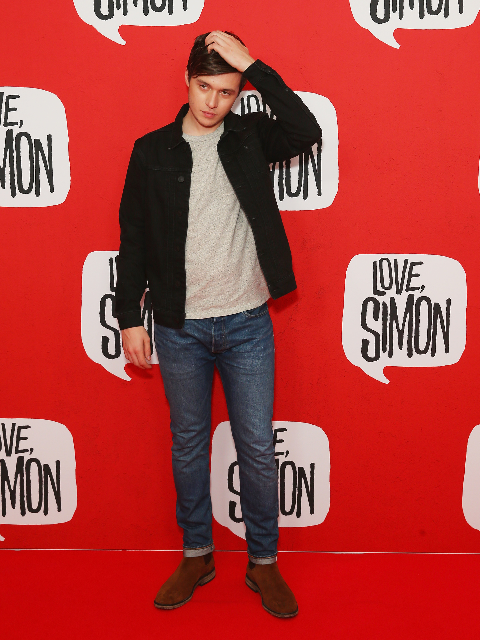 Nick Robinson at an event for Love, Simon (2018)