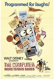 Kurt Russell, Cesar Romero, Alexander Clarke, Joe Flynn, Alan Hewitt, Debbie Paine, William Schallert, and Frank Welker in The Computer Wore Tennis Shoes (1969)