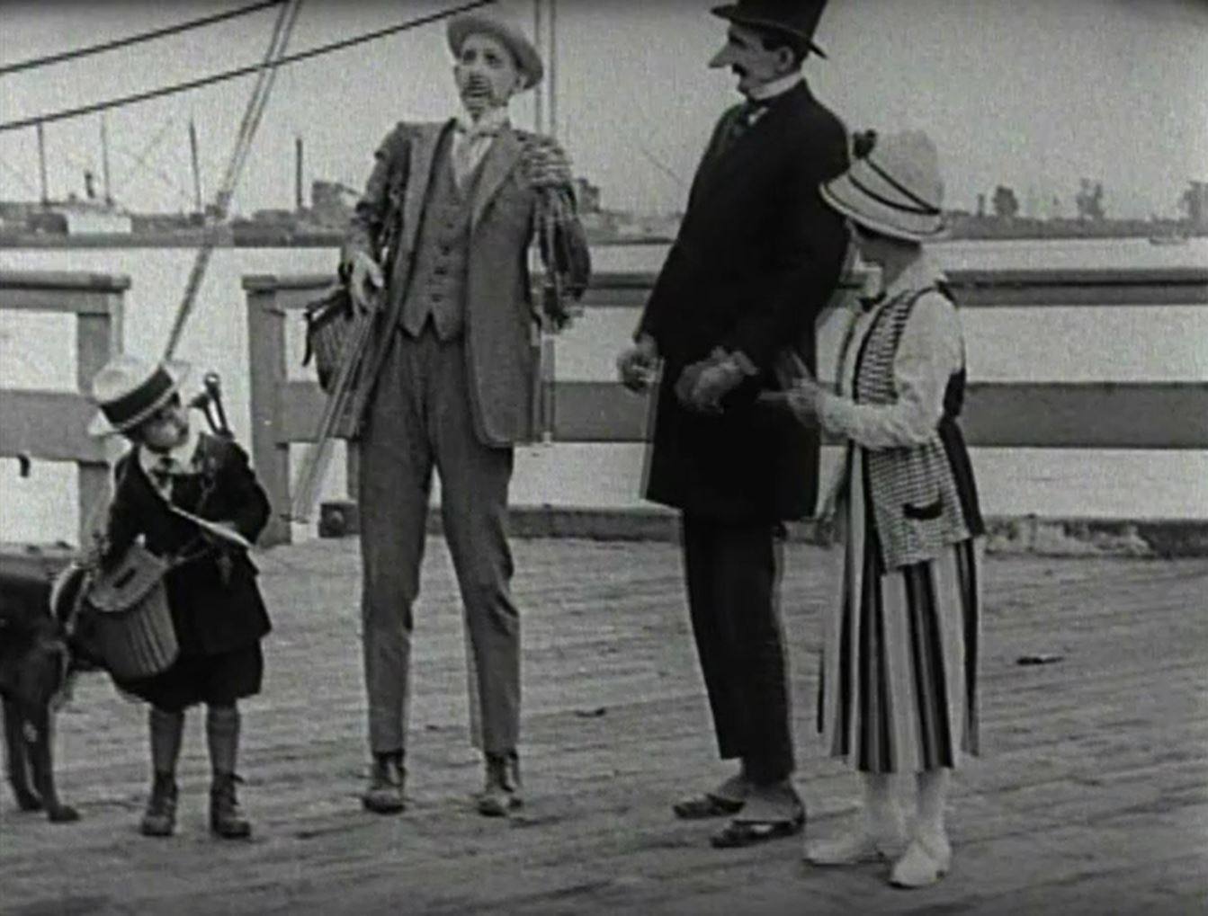 Mark Hamilton, Jack Morgan, Joe Murphy, and Fay Tincher in Oh! What a Day! (1923)