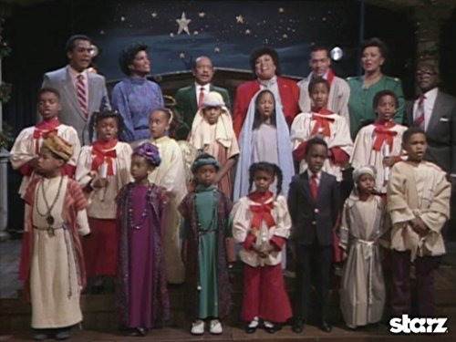 Clifton Davis, Kenny Ford Jr., Jaimee Foxworth, Jester Hairston, Sherman Hemsley, Anna Maria Horsford, Barbara Montgomery, Roz Ryan, Tasha Scott, Franklyn Seales, Tajh Abdul-Samad, and Jania Foxworth in Amen (1986)