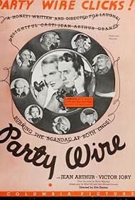 Jean Arthur, Oscar Apfel, Robert Allen, Clara Blandick, Maude Eburne, Charley Grapewin, Victor Jory, Helen Lowell, Matt McHugh, Robert Middlemass, and Geneva Mitchell in Party Wire (1935)