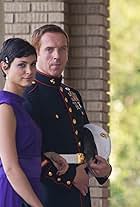 Damian Lewis and Morena Baccarin in Homeland (2011)