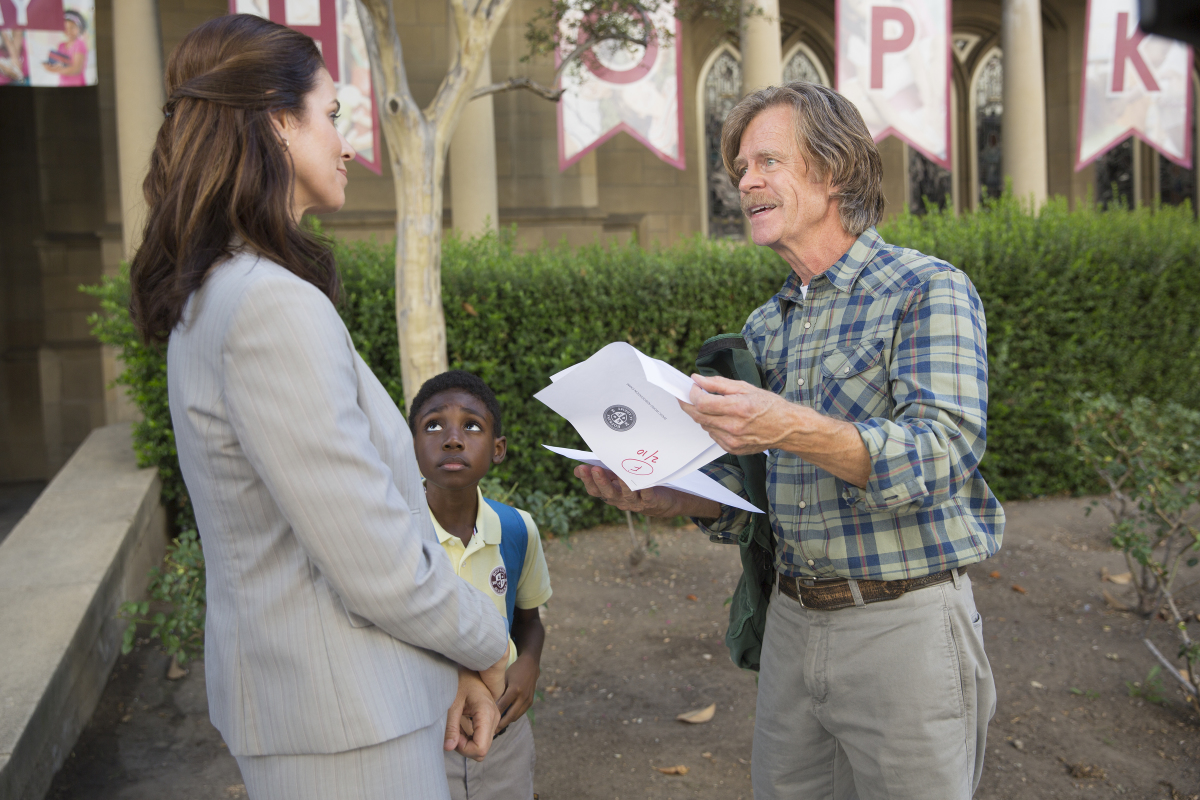 William H. Macy, Jennifer Taylor, and Christian Isaiah in Shameless (2011)