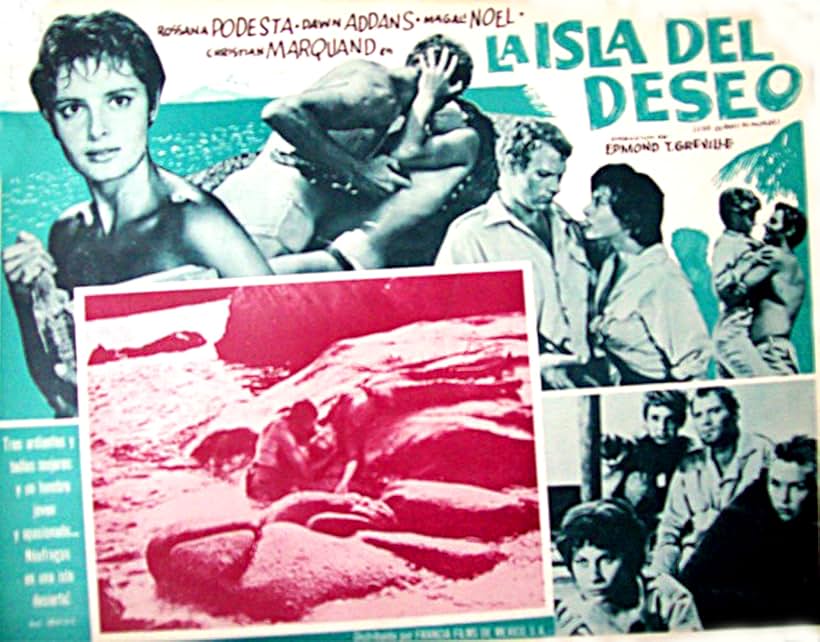 Dawn Addams, Christian Marquand, Magali Noël, and Rossana Podestà in Temptation (1959)