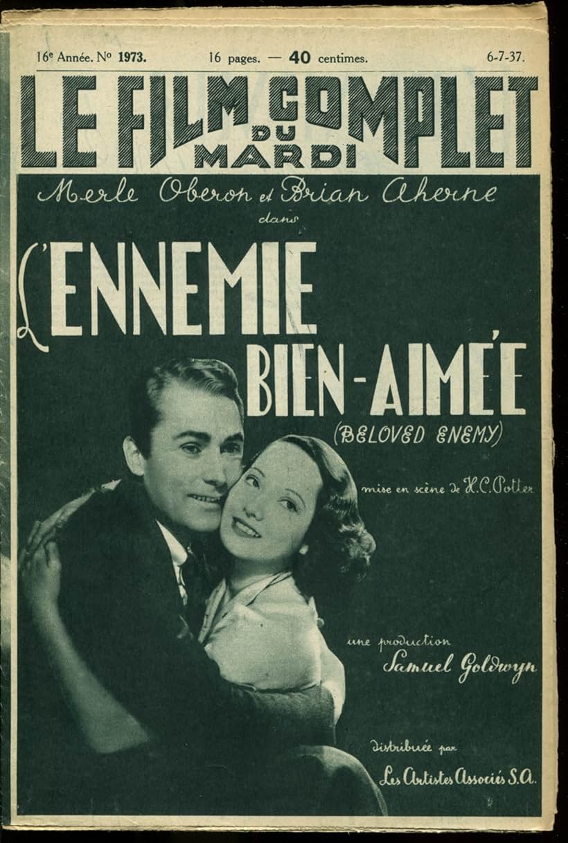 Brian Aherne and Merle Oberon in Beloved Enemy (1936)