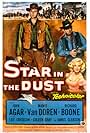 John Agar, Richard Boone, and Mamie Van Doren in Star in the Dust (1956)